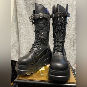 Black Platform Boots